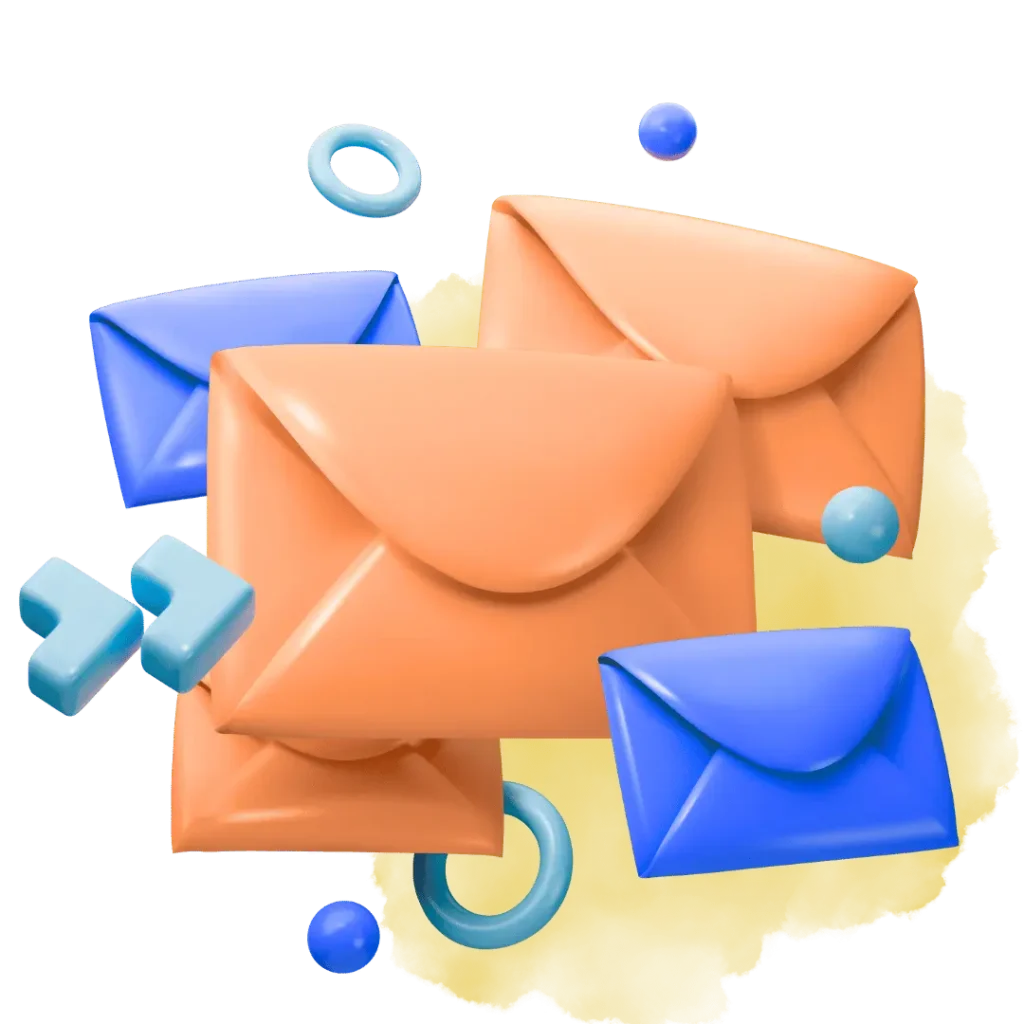 Iconos que reflejan el email marketing para empresas